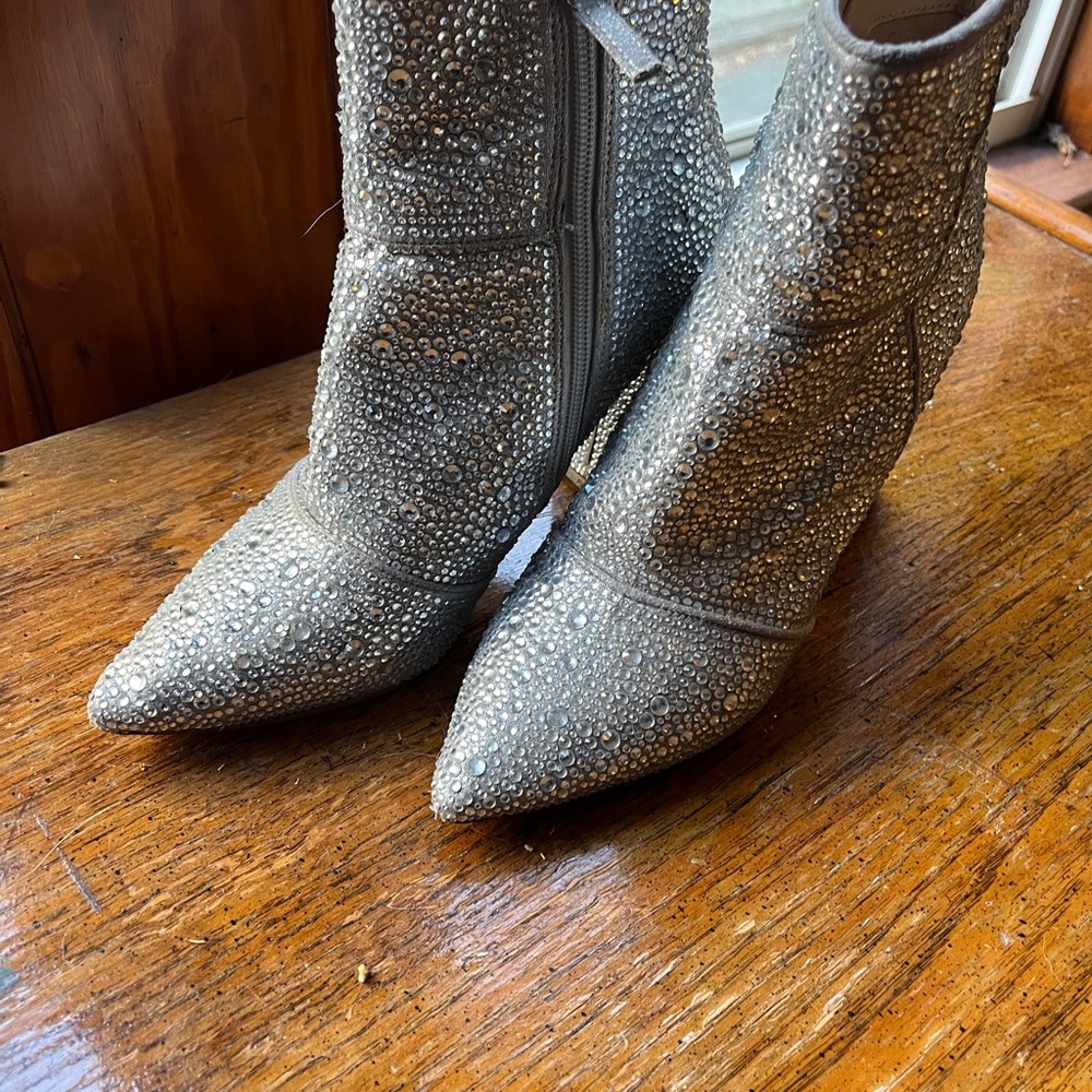 Silver Studded Women's Boots- Steve Madden